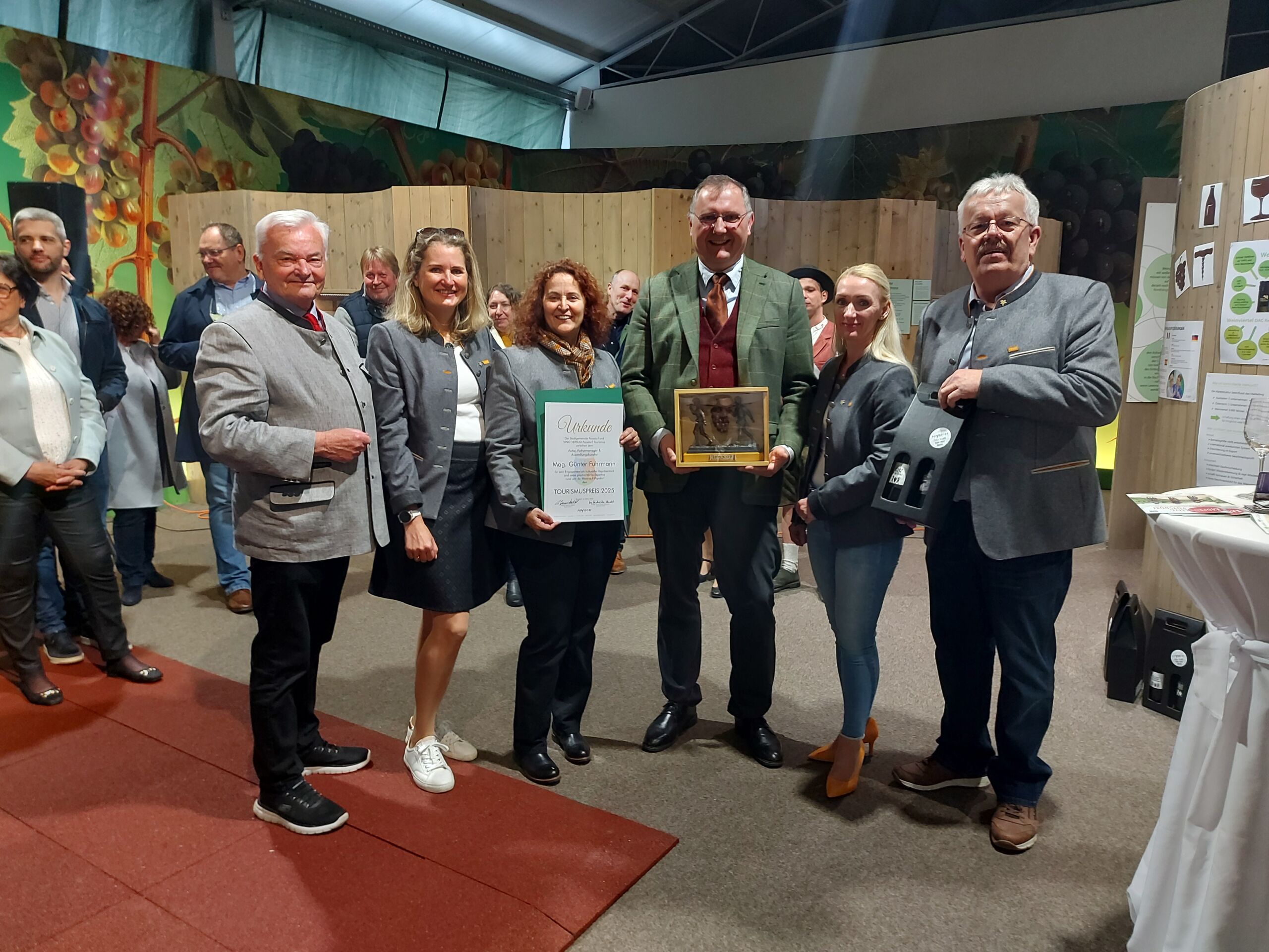 Tourismuspreisträger Vino Versum Poysdorf WEIN+TRAUBEN Welt