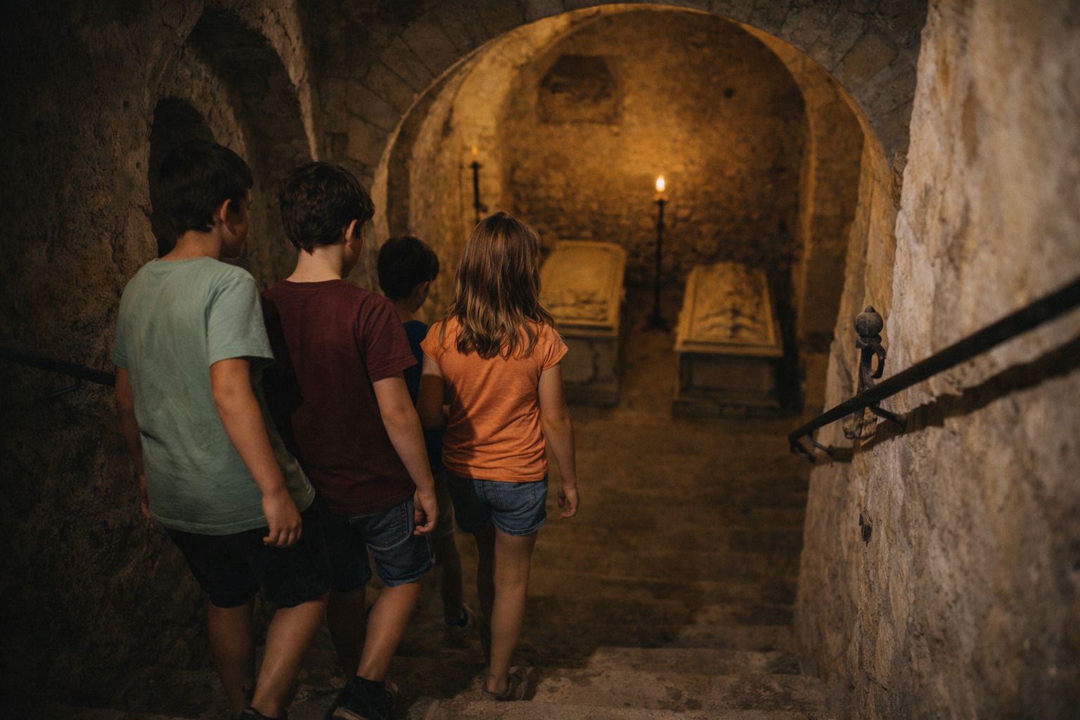 Krypta Sagenwanderung Kinder Schulprogramm Poysdorf_KI ChatGPT_040326